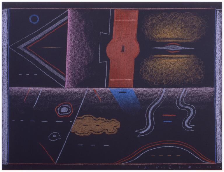 Catalogue raisonné, Vladimir Yankilevsky, From the cycle The Space of Experience, 1990