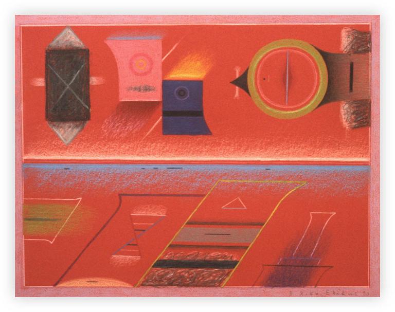 Catalogue raisonné, Vladimir Yankilevsky, From the cycle The Space of Experience, 1990