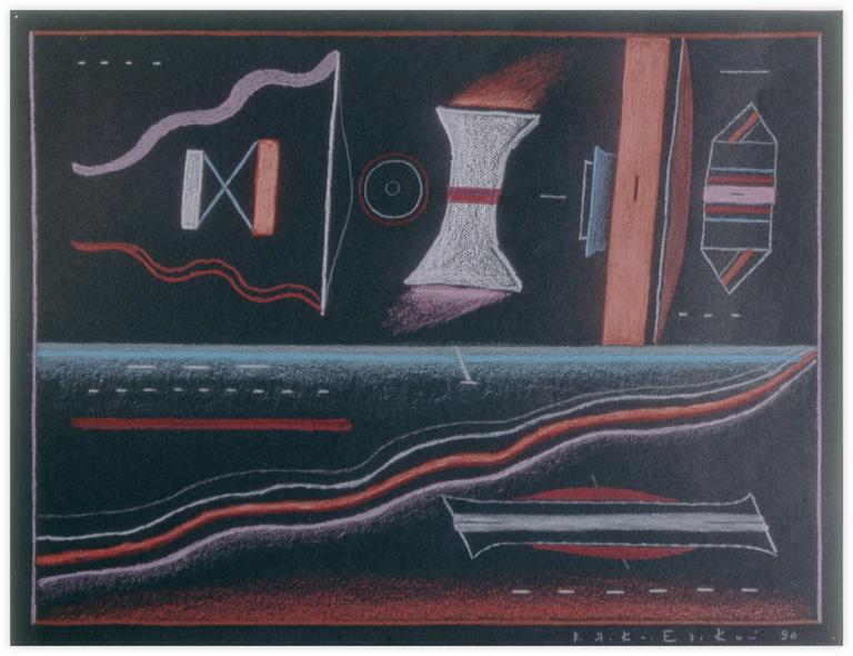 Catalogue raisonné, Vladimir Yankilevsky, From the cycle The Space of Experience, 1990