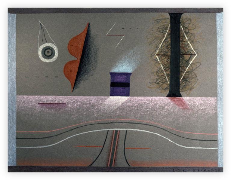 Catalogue raisonné, Vladimir Yankilevsky, From the cycle The Space of Experience, 1990