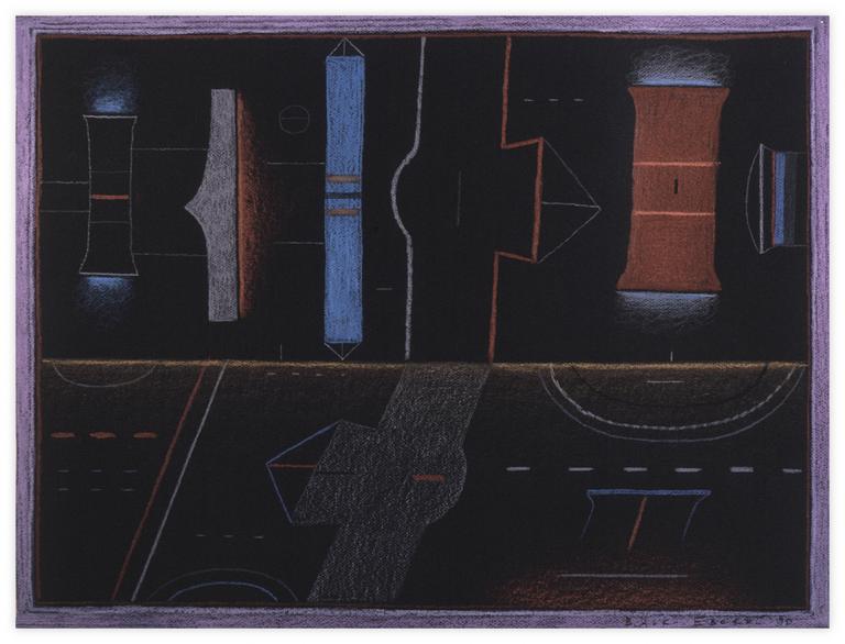 Catalogue raisonné, Vladimir Yankilevsky, From the cycle The Space of Experience, 1990