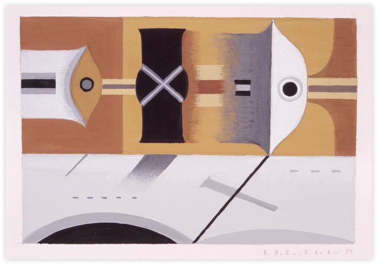 Catalogue raisonné, Vladimir Yankilevsky, From the cycle The Space of Experience, 1994