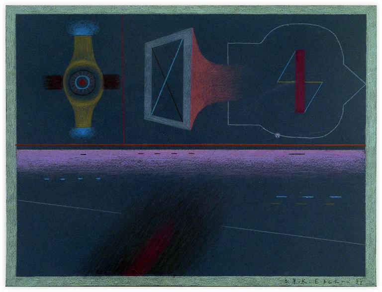 Catalogue raisonné, Vladimir Yankilevsky, From the cycle The Space of Experience, 1994