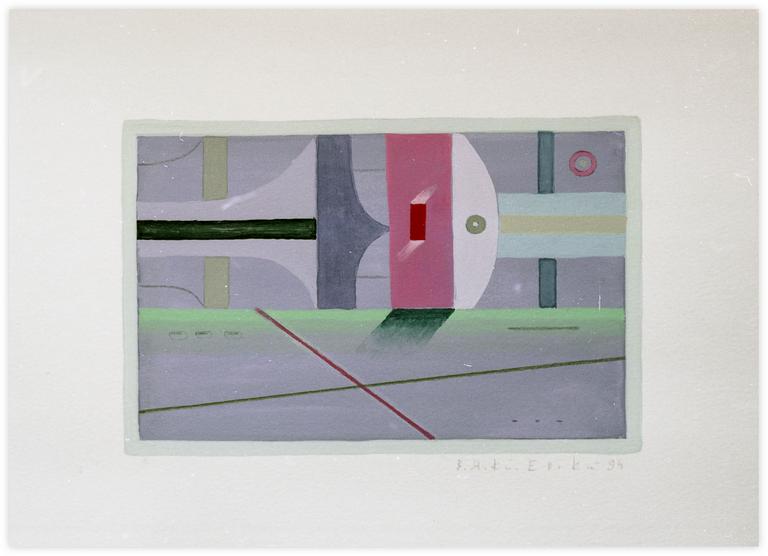 Catalogue raisonné, Vladimir Yankilevsky, From the cycle The Space of Experience, 1994
