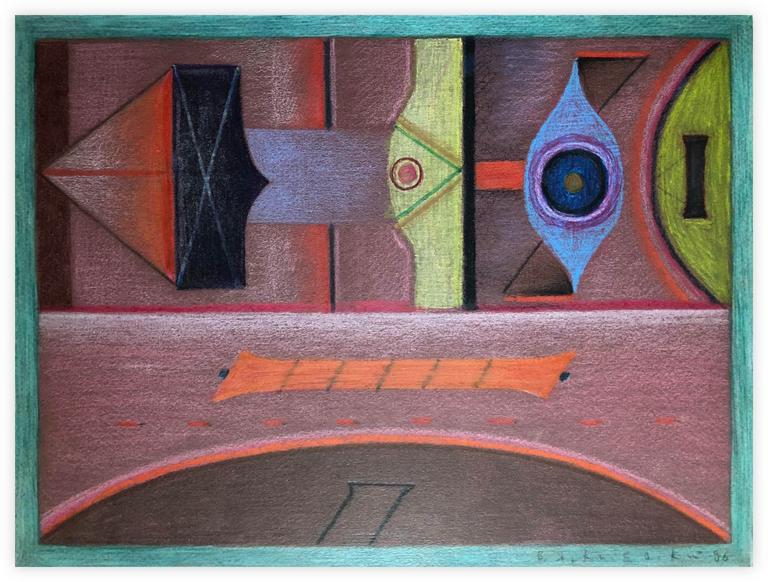 Catalogue raisonné, Vladimir Yankilevsky, From the cycle The Space of Experience, 1996
