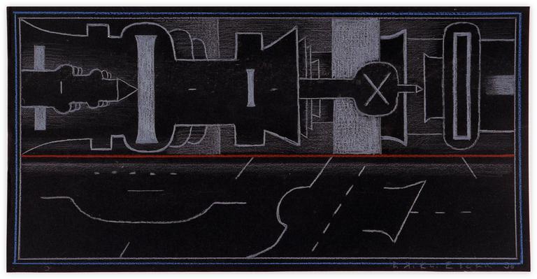 Catalogue raisonné, Vladimir Yankilevsky, From the cycle The Space of Experience, 1996