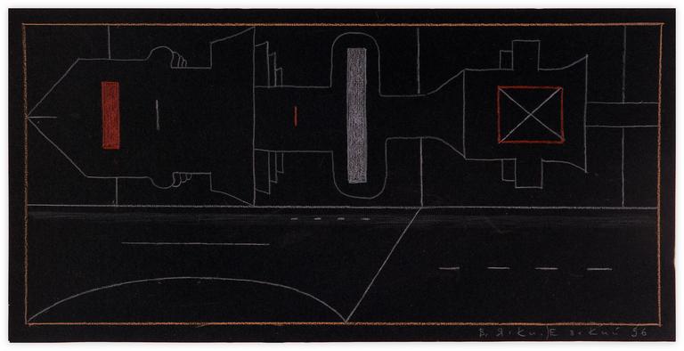 Catalogue raisonné, Vladimir Yankilevsky, From the cycle The Space of Experience, 1996