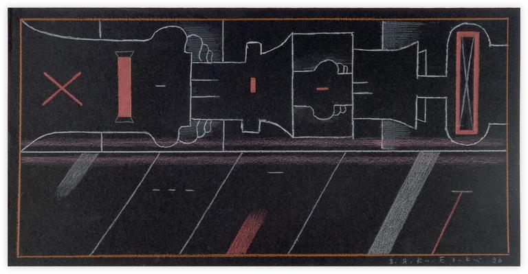Catalogue raisonné, Vladimir Yankilevsky, From the cycle The Space of Experience, 1996