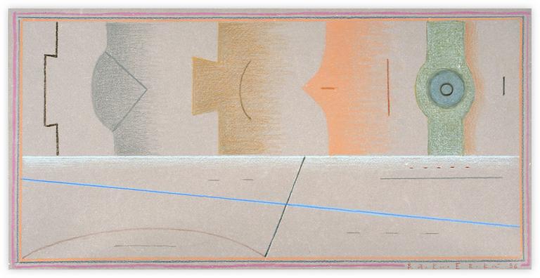 Catalogue raisonné, Vladimir Yankilevsky, From the cycle The Space of Experience, 1996