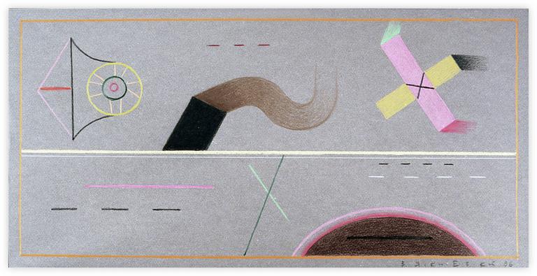 Catalogue raisonné, Vladimir Yankilevsky, From the cycle The Space of Experience, 1996