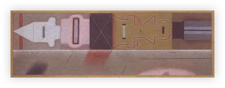 Catalogue raisonné, Vladimir Yankilevsky, From the cycle The Space of Experience, 1996