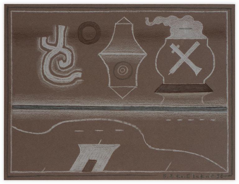 Catalogue raisonné, Vladimir Yankilevsky, From the cycle The Space of Experience, 1998