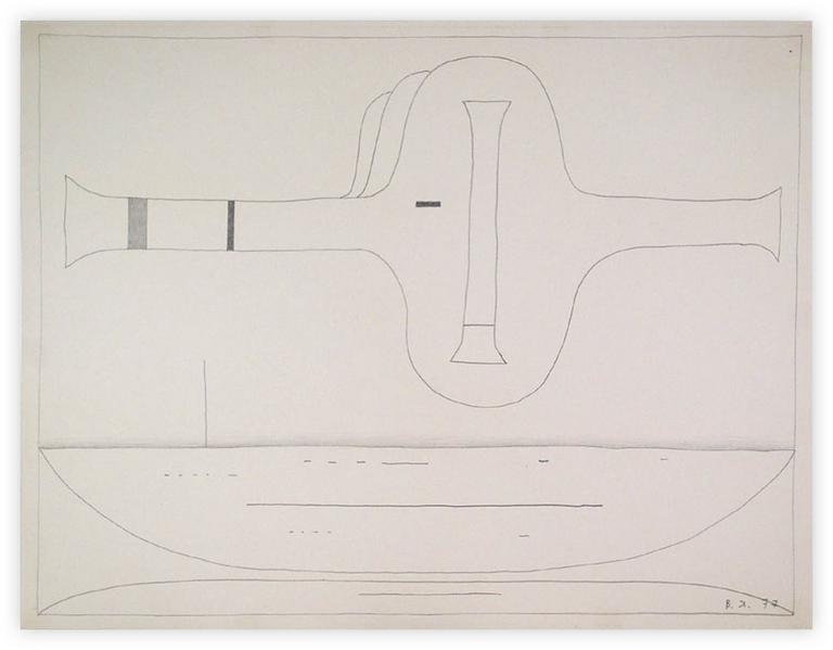 Catalogue raisonné, Vladimir Yankilevsky, From the cycle The Space of Experience, 1977