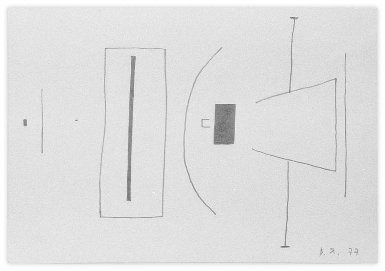 Catalogue raisonné, Vladimir Yankilevsky, From the cycle The Space of Experience, 1977