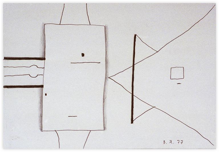 Catalogue raisonné, Vladimir Yankilevsky, From the cycle The Space of Experience, 1977