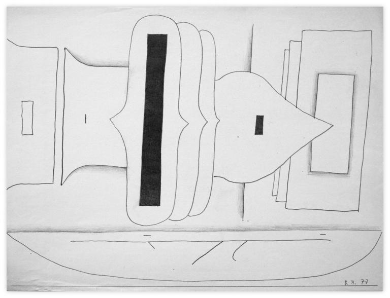 Catalogue raisonné, Vladimir Yankilevsky, From the cycle The Space of Experience, 1977
