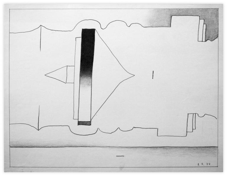 Catalogue raisonné, Vladimir Yankilevsky, From the cycle The Space of Experience, 1977