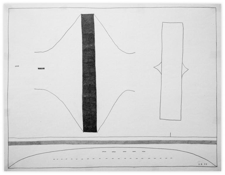 Catalogue raisonné, Vladimir Yankilevsky, From the cycle The Space of Experience, 1977