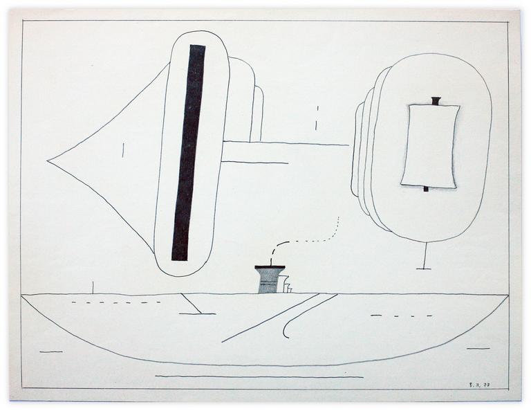 Catalogue raisonné, Vladimir Yankilevsky, From the cycle The Space of Experience, 1977