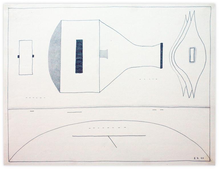 Catalogue raisonné, Vladimir Yankilevsky, From the cycle The Space of Experience, 1977