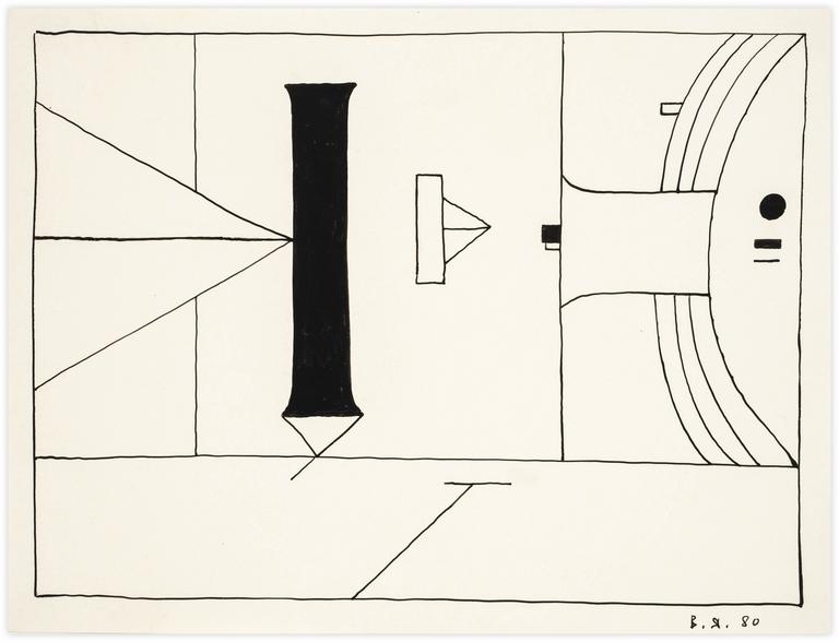 Catalogue raisonné, Vladimir Yankilevsky, From the cycle The Space of Experience, 1980