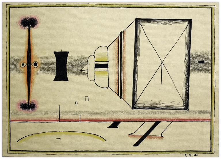 Catalogue raisonné, Vladimir Yankilevsky, From the cycle The Space of Experience, 1980