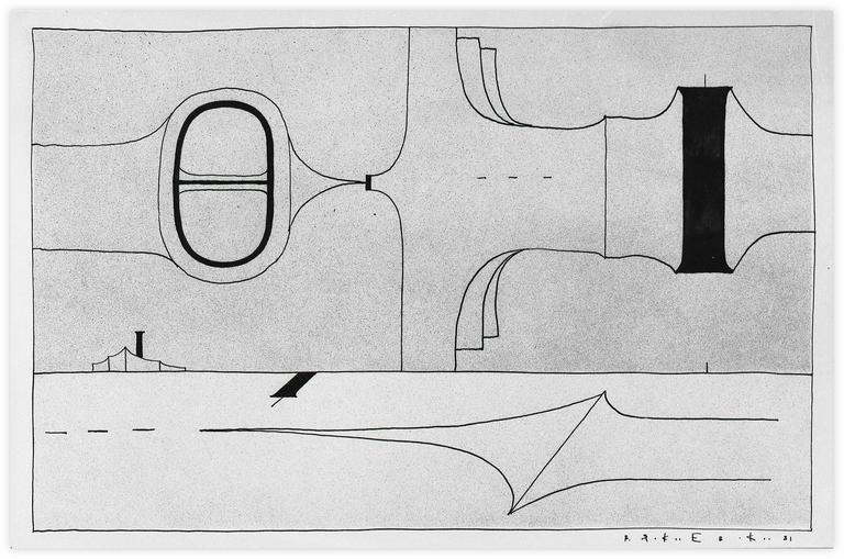 Catalogue raisonné, Vladimir Yankilevsky, From the cycle The Space of Experience, 1981