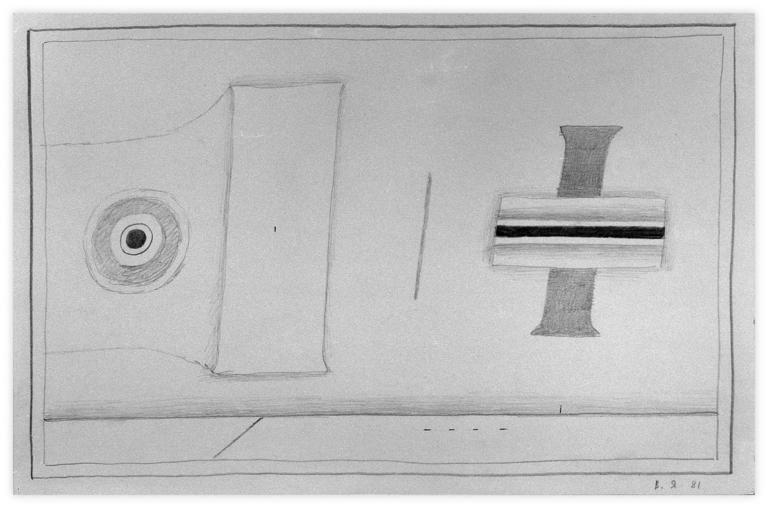Catalogue raisonné, Vladimir Yankilevsky, From the cycle The Space of Experience, 1981