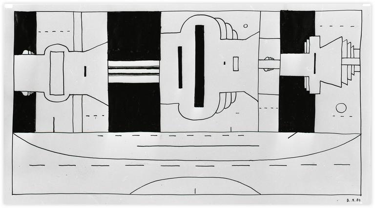 Catalogue raisonné, Vladimir Yankilevsky, From the cycle The Space of Experience, 1984