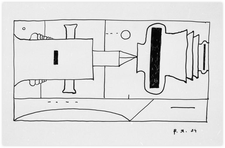 Catalogue raisonné, Vladimir Yankilevsky, From the cycle The Space of Experience, 1984