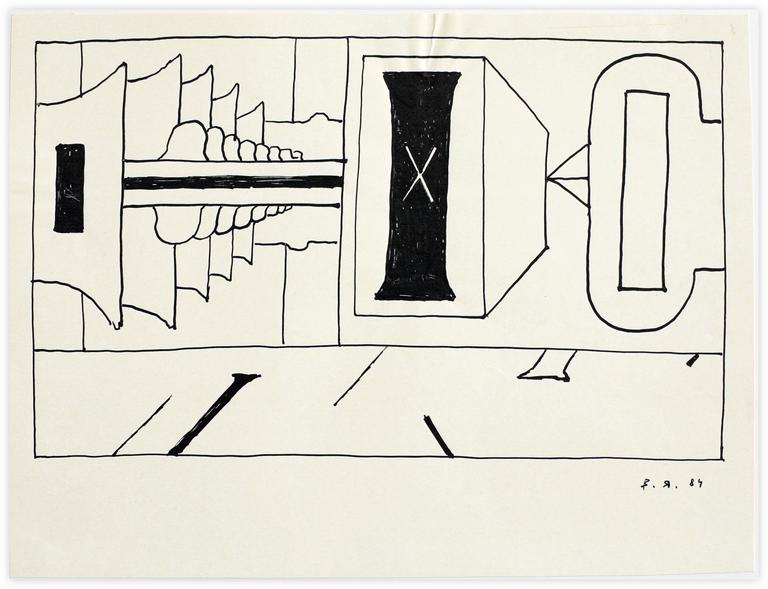 Catalogue raisonné, Vladimir Yankilevsky, From the cycle The Space of Experience, 1984