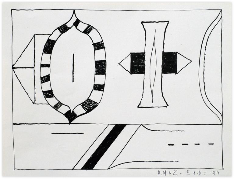 Catalogue raisonné, Vladimir Yankilevsky, From the cycle The Space of Experience, 1984