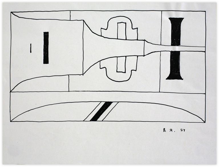 Catalogue raisonné, Vladimir Yankilevsky, From the cycle The Space of Experience, 1984