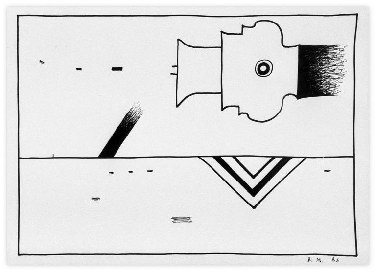 Catalogue raisonné, Vladimir Yankilevsky, From the cycle The Space of Experience, 1986