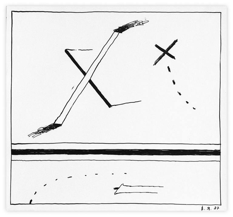 Catalogue raisonné, Vladimir Yankilevsky, From the cycle The Space of Experience, 1987