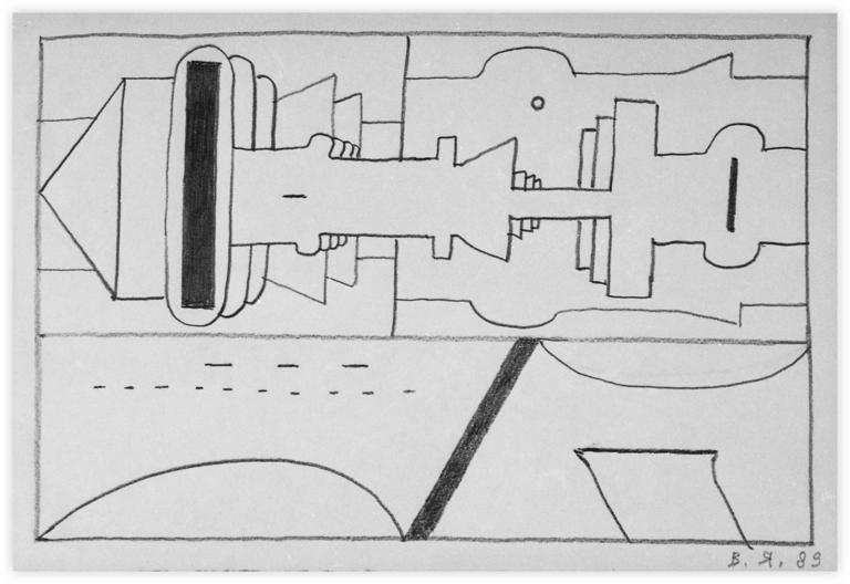 Catalogue raisonné, Vladimir Yankilevsky, From the cycle The Space of Experience, 1989