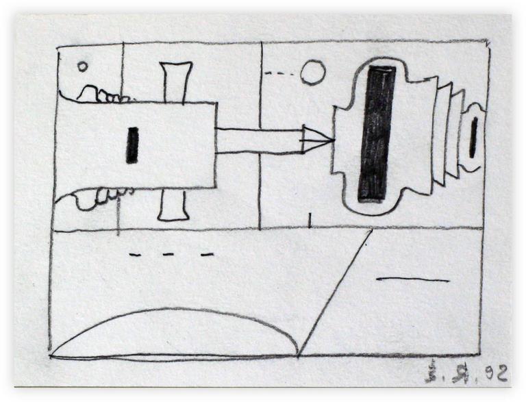 Catalogue raisonné, Vladimir Yankilevsky, From the cycle The Space of Experience, 1992