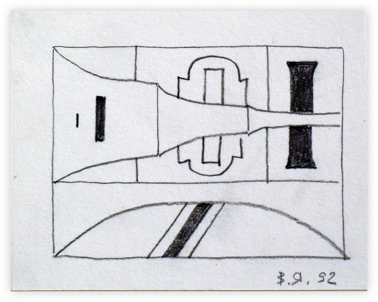 Catalogue raisonné, Vladimir Yankilevsky, From the cycle The Space of Experience, 1992