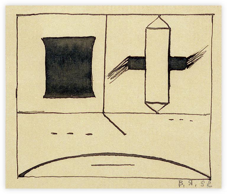 Catalogue raisonné, Vladimir Yankilevsky, From the cycle The Space of Experience, 1992