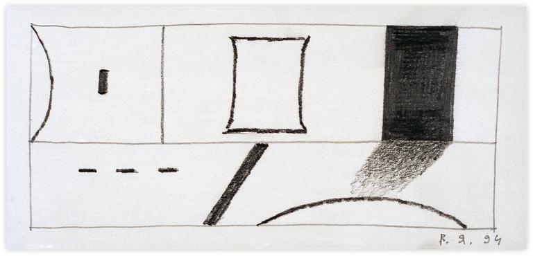 Catalogue raisonné, Vladimir Yankilevsky, From the cycle The Space of Experience, 1994