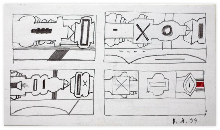Catalogue raisonné, Vladimir Yankilevsky, From the cycle The Space of Experience, 1994