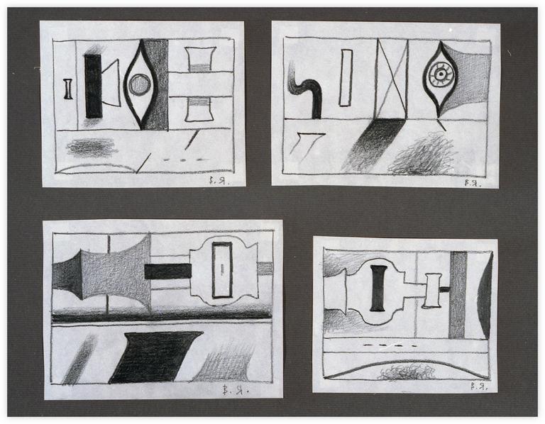 Catalogue raisonné, Vladimir Yankilevsky, From the cycle The Space of Experience, 1995