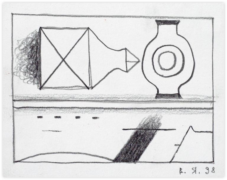Catalogue raisonné, Vladimir Yankilevsky, From the cycle The Space of Experience, 1998