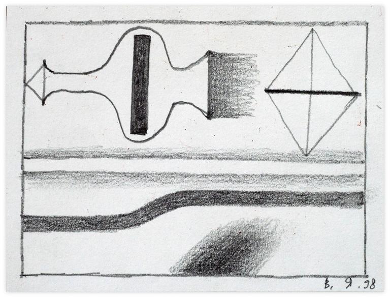 Catalogue raisonné, Vladimir Yankilevsky, From the cycle The Space of Experience, 1998