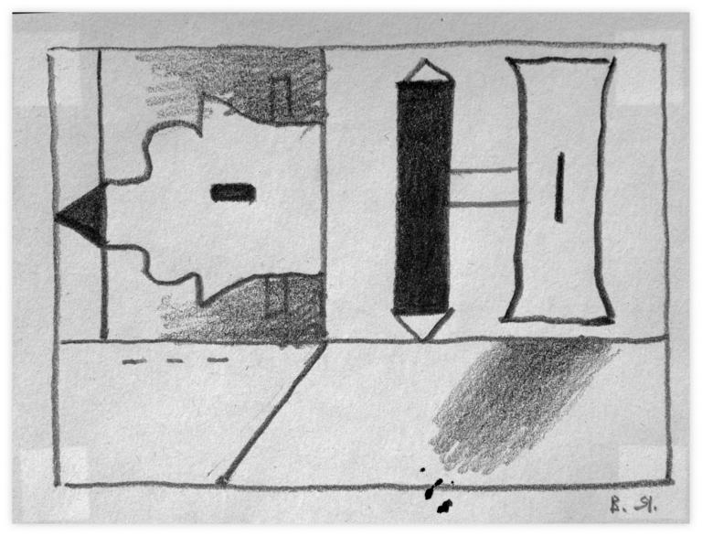 Catalogue raisonné, Vladimir Yankilevsky, From the cycle The Space of Experience, 1998