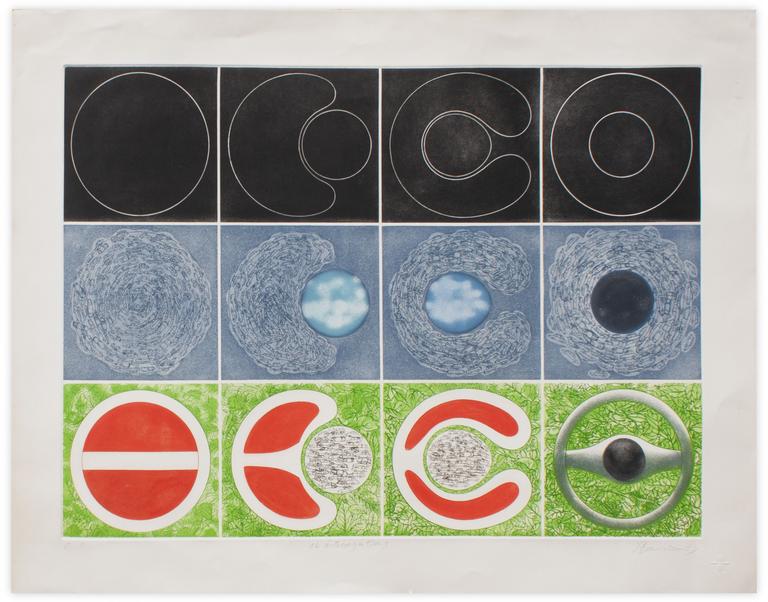 Catalogue raisonné, Henri Baviera, TROIS INTERROGATIONS — 1969