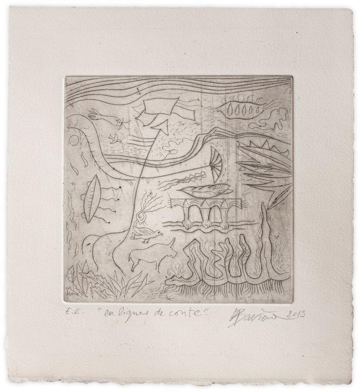 Catalogue raisonné, Henri Baviera, EN LIGNE DE CONTE — 2015