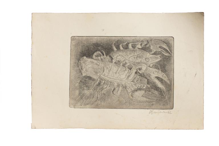 Catalogue raisonné, Henri Baviera, CRUSTACE — 1962