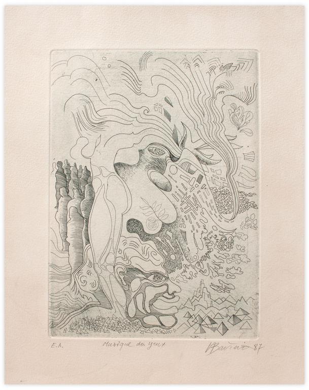 Catalogue raisonné, Henri Baviera, MUSIQUE DES YEUX — 1987