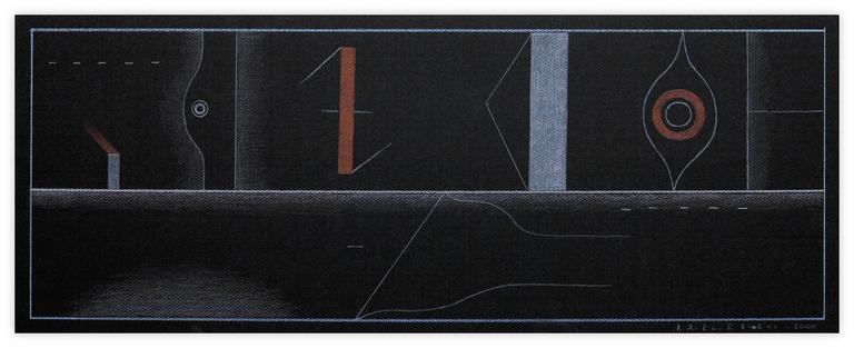 Catalogue raisonné, Vladimir Yankilevsky, From the cycle The Space of Experience, 2000